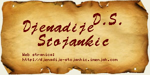 Đenadije Stojankić vizit kartica